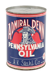 ADMIRAL PENN "BLUE" MOTOR OIL