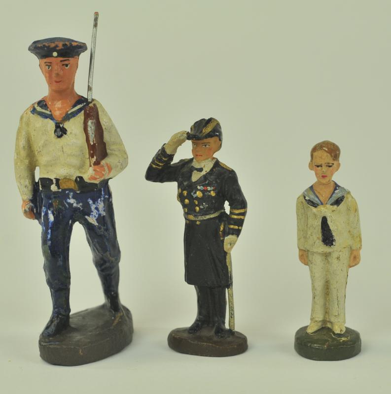 ADMIRAL RAEDER W/ BOY IN SAILOR