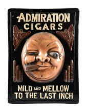 ADMIRATION CIGARS 3-D SIGN W/
