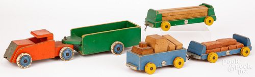 ADO KO VERZUU PAINTED WOOD TOYS,