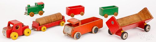 ADO KO VERZUU PAINTED WOOD TOYS,
