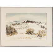 ADOLF DEHN, WATERCOLOR ON PAPE