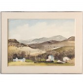 ADOLF DEHN, WATERCOLOR ON PAPE