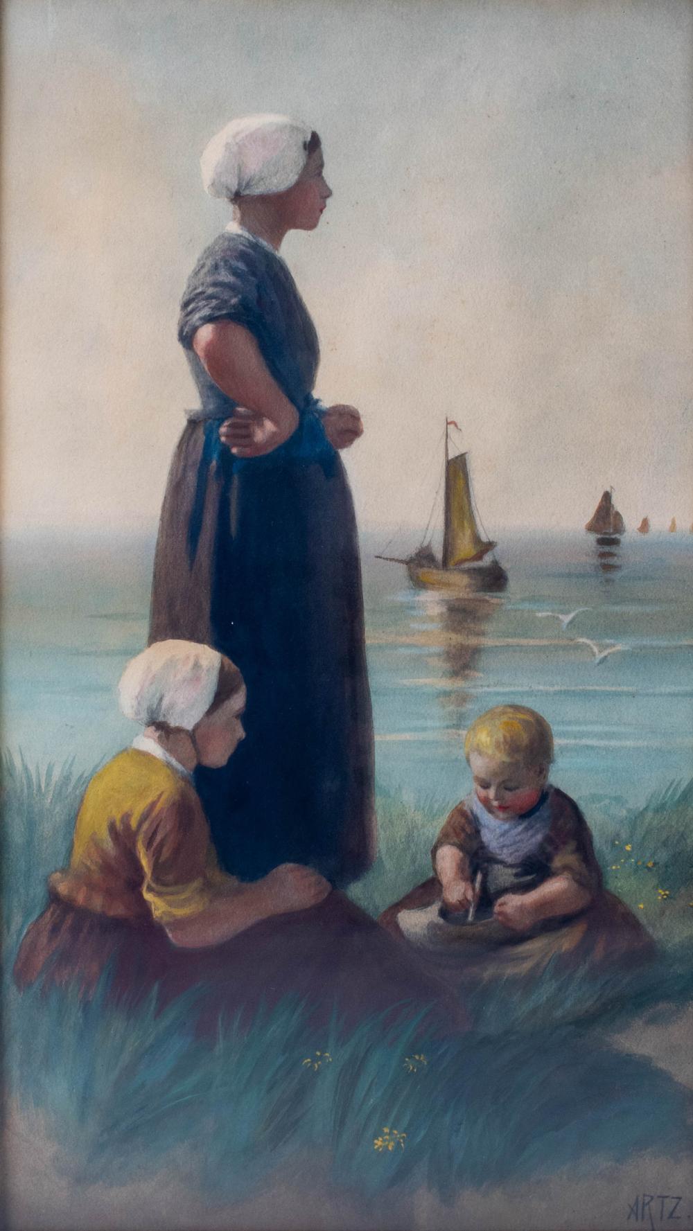 ADOLPH ARTZ, DUTCH 1837-1890,