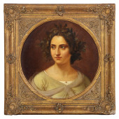 ADOLPH HENNING 1809-1900 ANTIQ