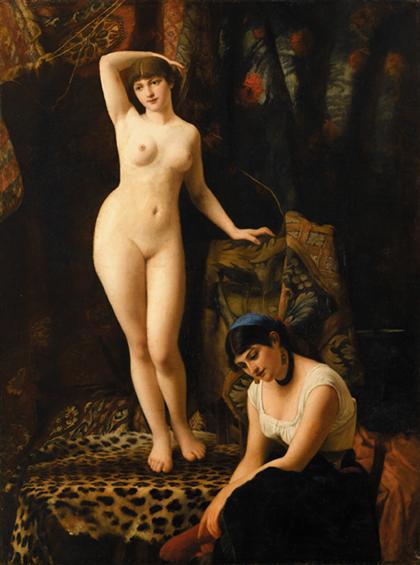 ADOLPH LANGHARD  (swiss b. 1845) 