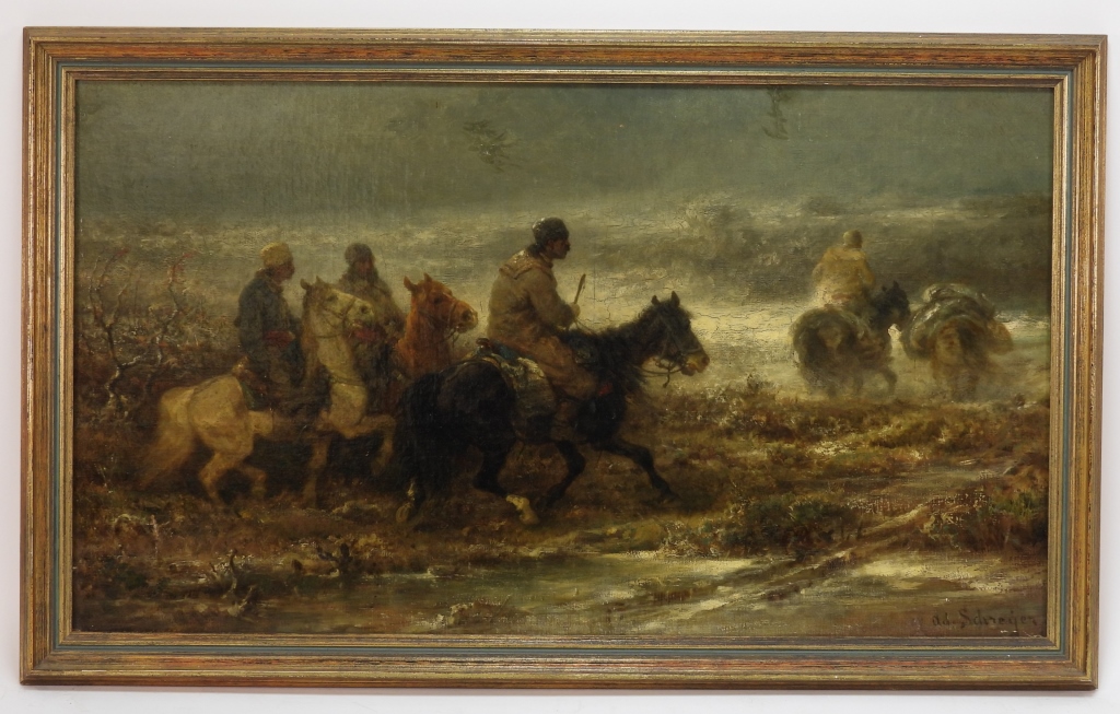 ADOLPH SCHREYER ARABIAN ORIENTALIST