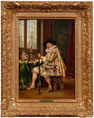 Adolphe Alexander Lesrel painting