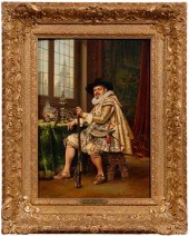 Adolphe Alexander Lesrel paint