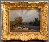 ADOLPHE GUILLON "LES LAVANDIER