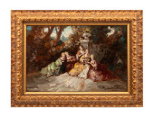 ADOLPHE MONTICELLI ?LADIES IN