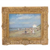 ADRIANUS VAN NOORT. BEACH SCEN