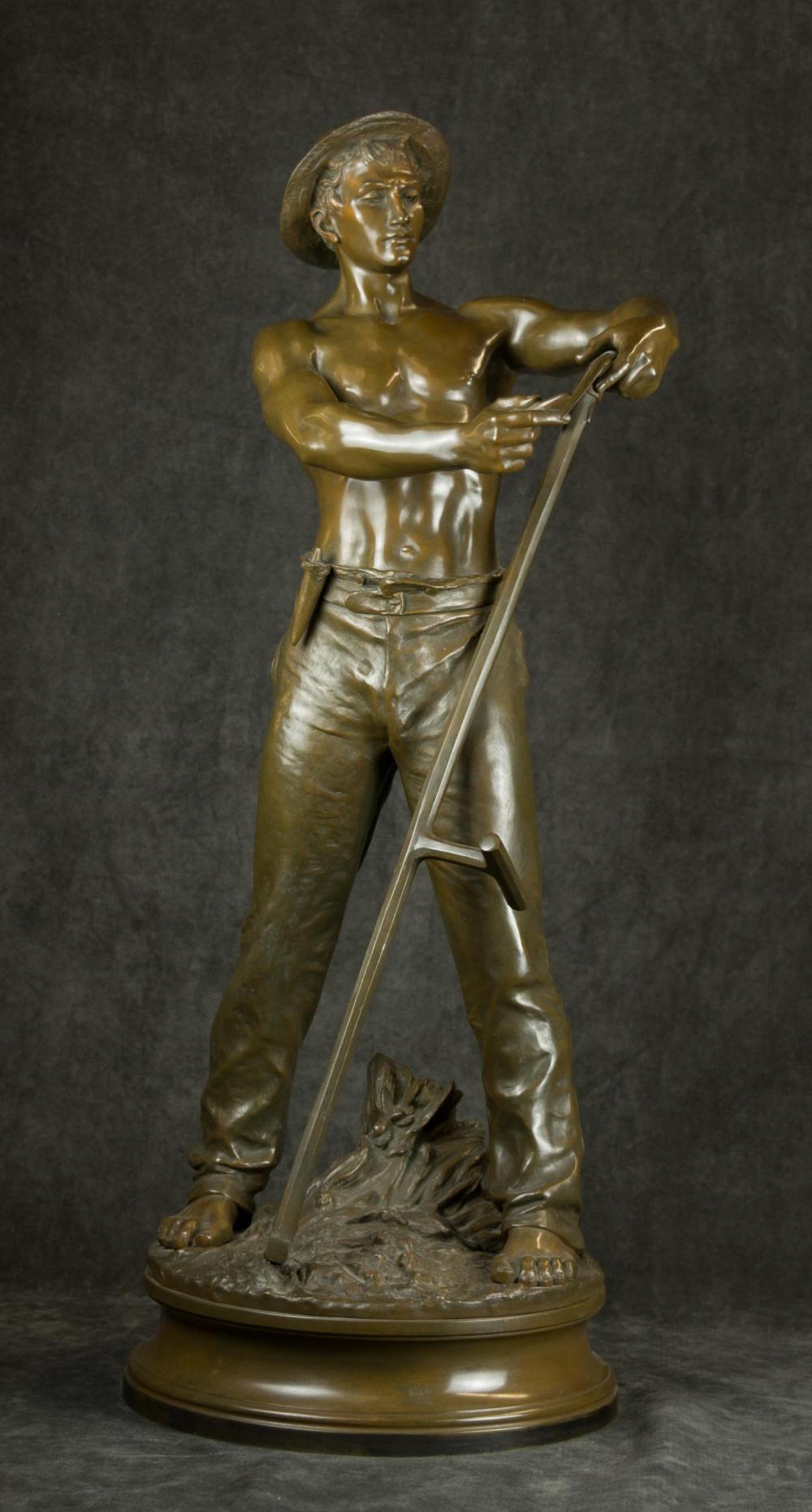 ADRIEN E. GAUDEZ BRONZE