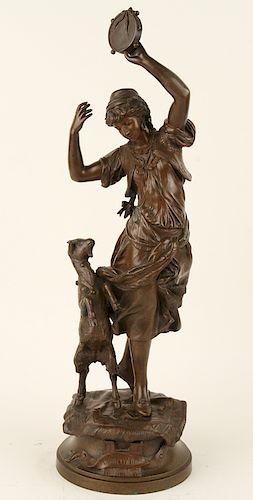 ADRIEN ETIENNE GAUDEZ BRONZE OF