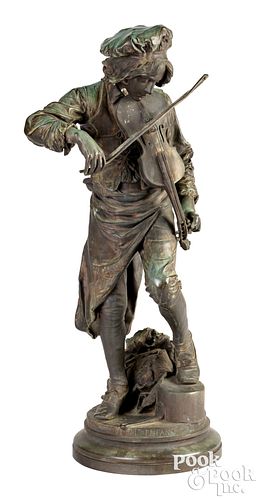 ADRIEN GAUDEZ PATINATED BRONZE