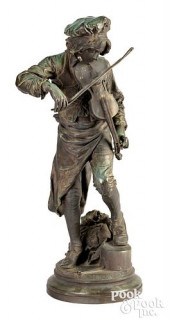 ADRIEN GAUDEZ PATINATED BRONZE