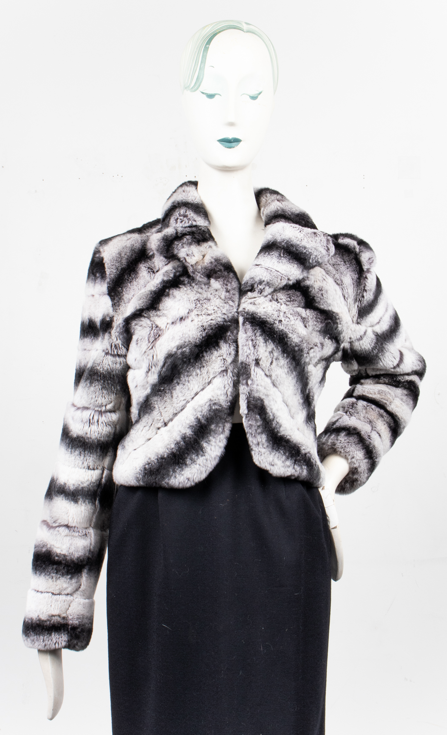ADRIENNE LANDAU REX RABBIT FUR
