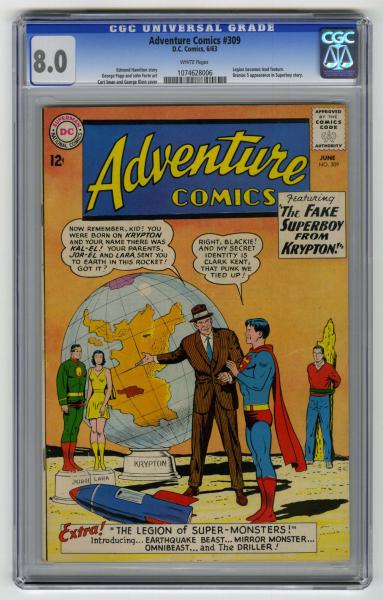 Adventure Comics #309 CGC 8.0