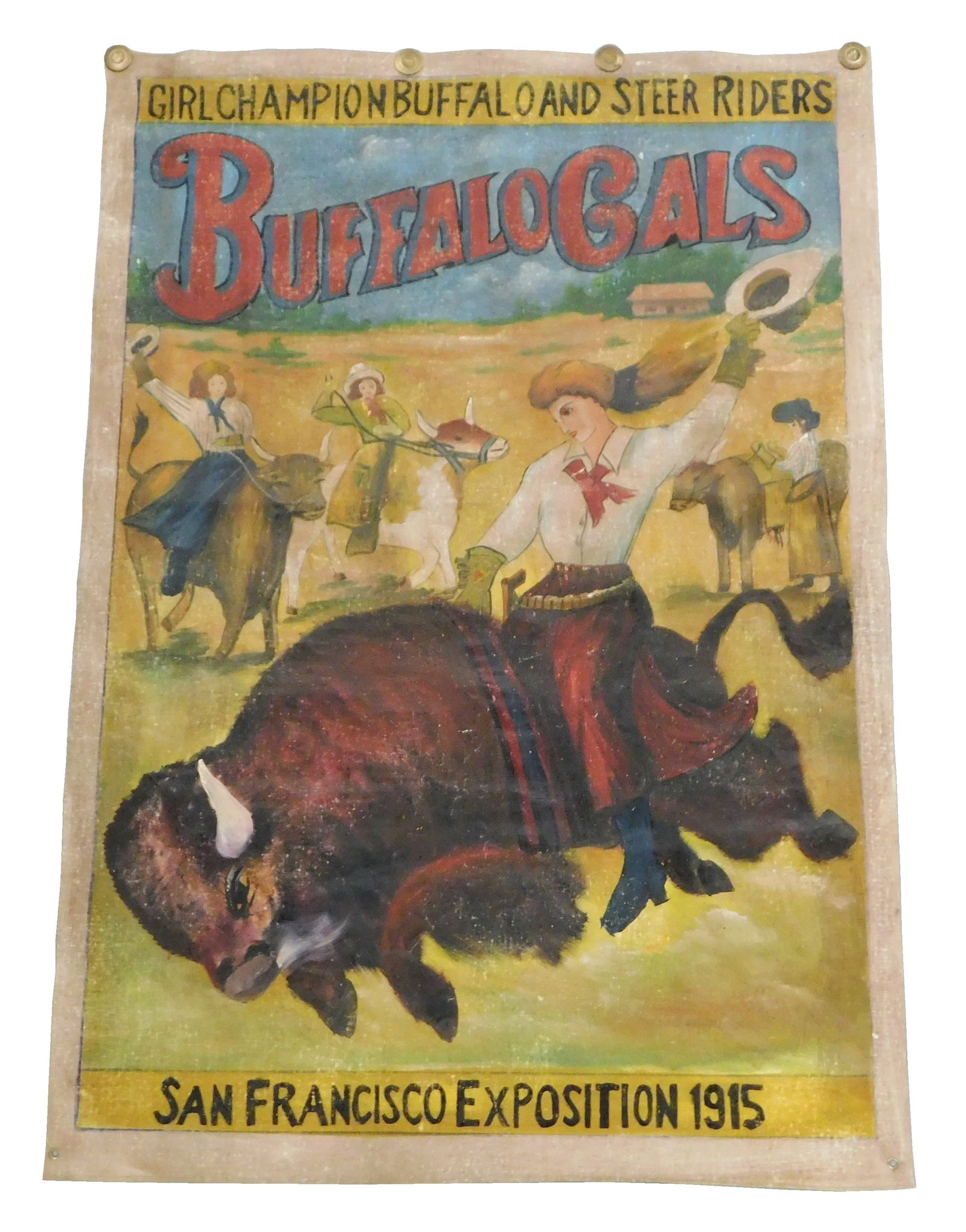 ADVERTISING: "BUFFALO GALS" SAN