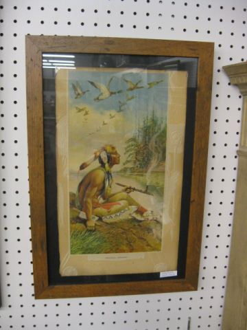 Advertising Lithograph with