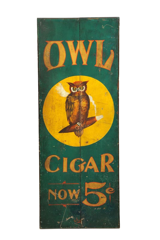 ***ADVERTISING SIGN.  American 