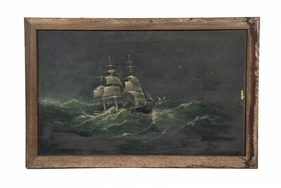 A.E. DOWN, NAIVE PAINTING OF