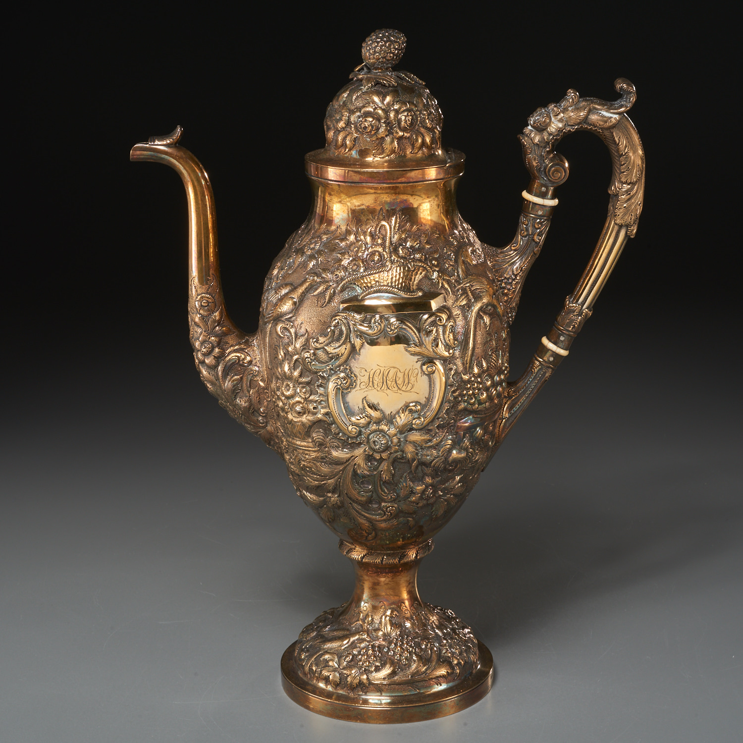 A.E. WARNER COFFEE POT, EX-DUTCHESS