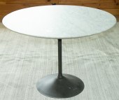 AERO MARBLE TOP TABLE ON METAL