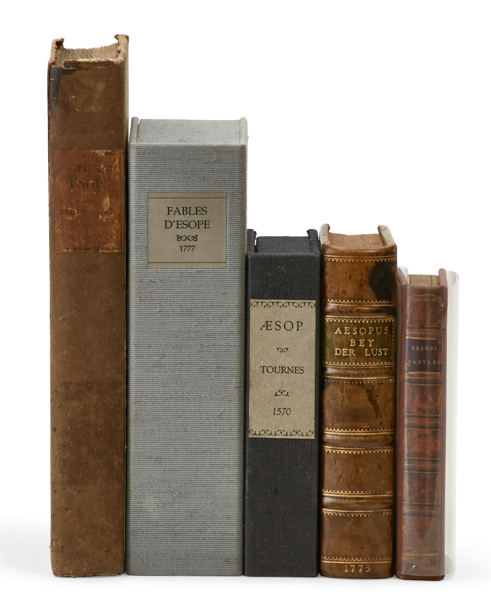 AESOPS FABLES, FIVE EDITIONSFive