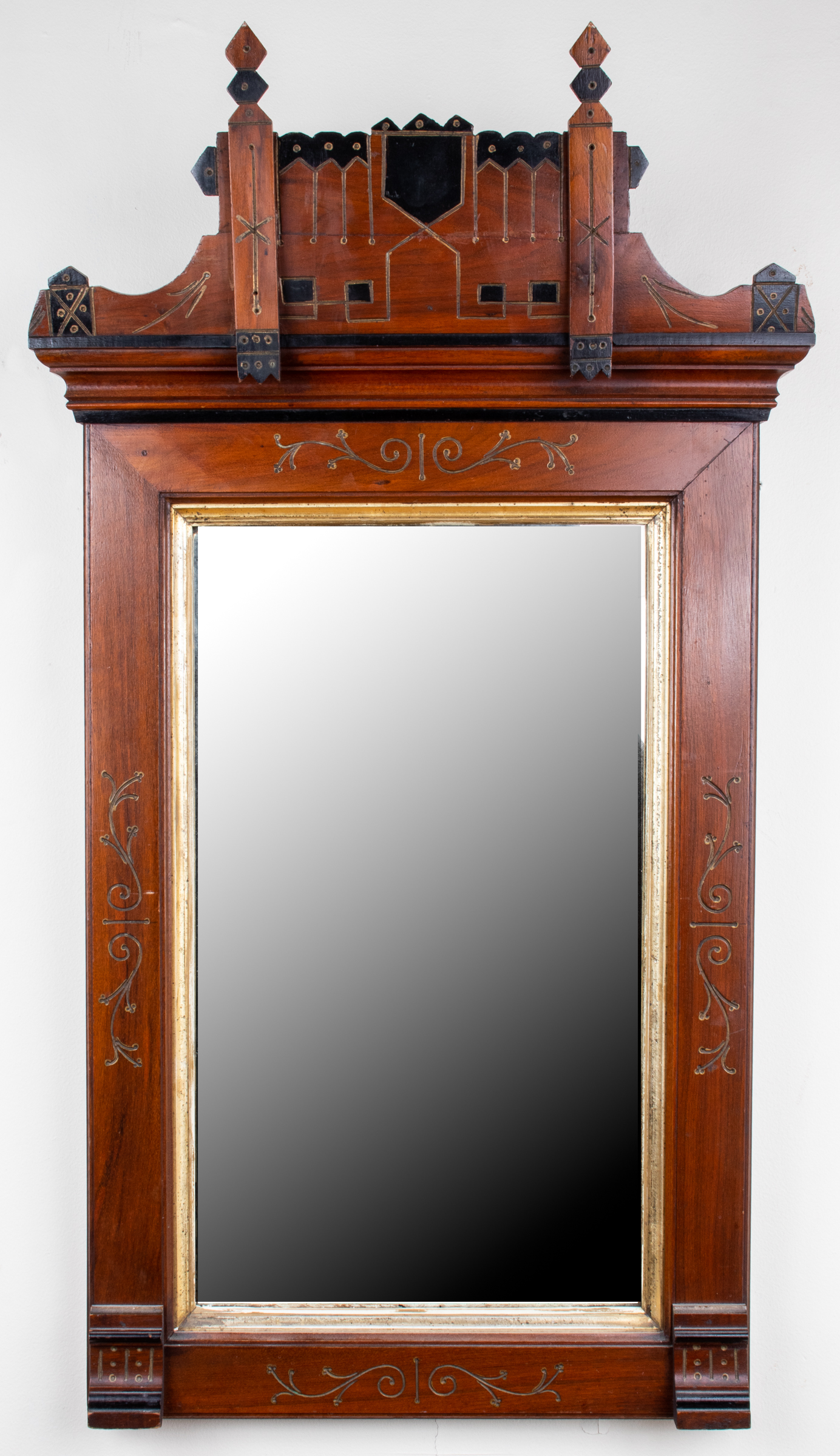 AESTHETIC CARVED PARCEL EBONIZED