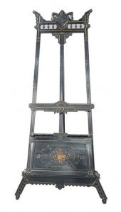 AESTHETIC EBONIZED EASEL WITH