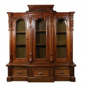 AESTHETIC MOVEMENT BOOKCASE AT