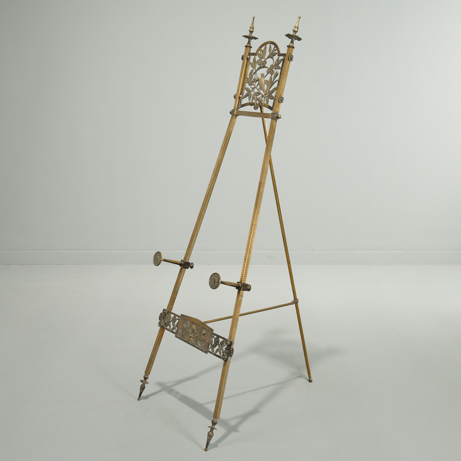 AESTHETIC MOVEMENT BRASS FOLDING