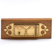 AESTHETIC MOVEMENT BRASS LOCK