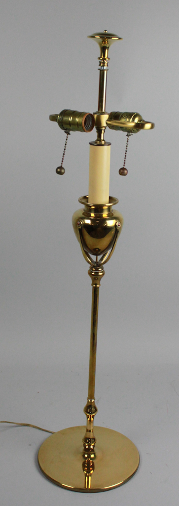 AESTHETIC MOVEMENT BRASS TABLE LAMP