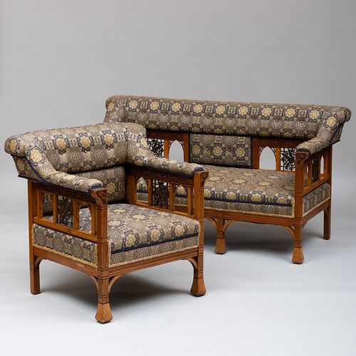 AESTHETIC MOVEMENT FRUITWOOD AND