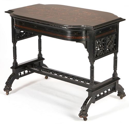 AESTHETIC MOVEMENT LIBRARY TABLE,