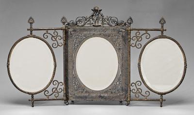 Aesthetic movement mirror, triptych