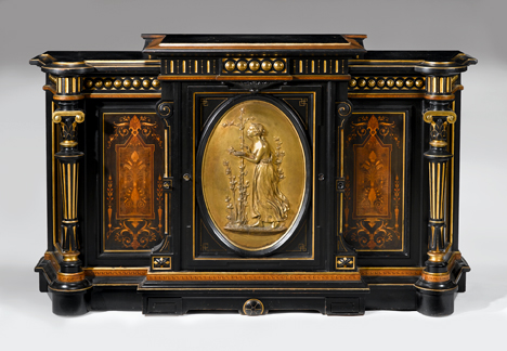Aesthetic movement parcel gilt ,