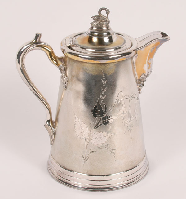 Aesthetic silverplate tankard