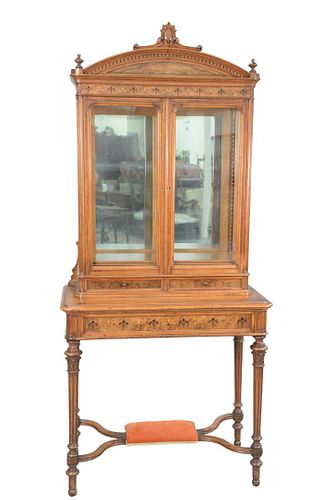 AESTHETIC WALNUT CABINET WITH TWO