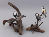 A.F. CLARK MINIATURE BIRD CARV