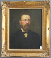 A.F. GRABER OIL ON PANEL portr