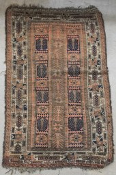 AFGHAN BALOUCH RUG, 5 FT 2 IN