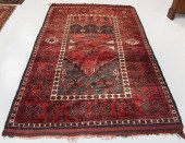 AFGHAN BELUCH PRAYER RUG, 4.2