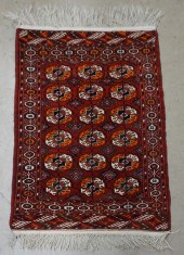 AFGHAN BOHKARA RUG, 4 FT 2 IN