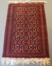 AFGHAN BOKHARA RUG, 6 FT X 3 F