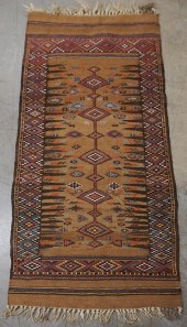 AFGHAN EMBROIDERED KILIM RUG,