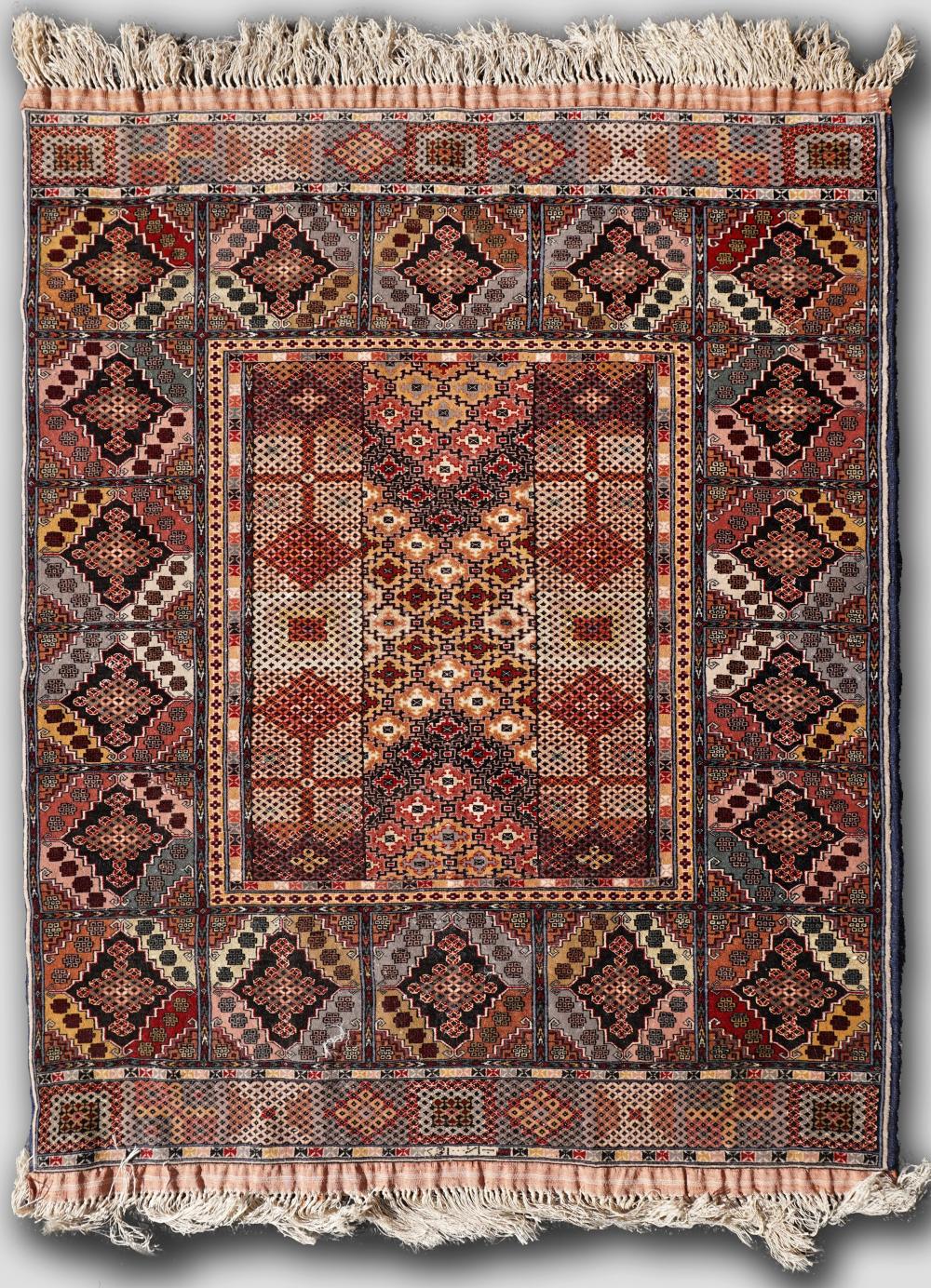 AFGHAN GUNEH HAND KNOTTED SILK