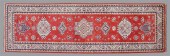 AFGHAN KAZAK DESIGN WOOL RUNNE